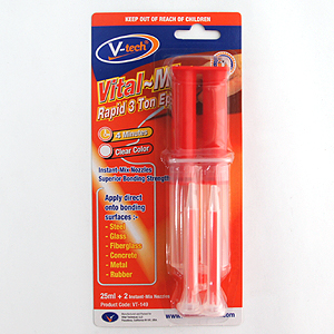V-TECH) 브이텍 VT-149 다용도 에폭시 수지 접착제 주사기 타입 25ml