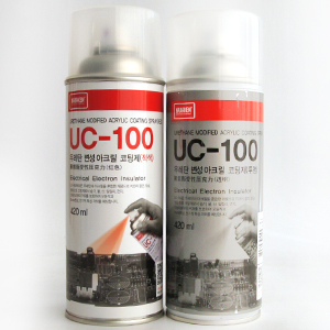 NABAKEM) 나바켐 UC-100 변성 우레탄 특수 코팅제 투명/적색